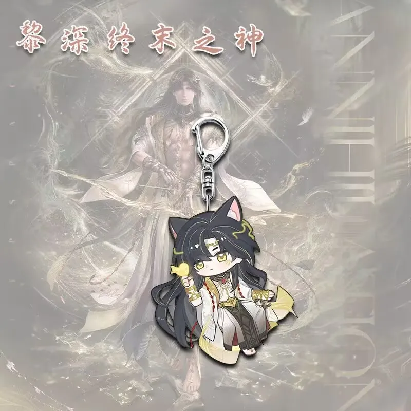 "الحب والفضاء العميق 'لي شين' نهاية الله لعبة لطيفة محيطية حقيبة مدرسية محمولة لتزيين سلسلة المفاتيح.