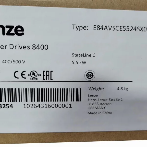 

E84avsce5524sx0 Совершенно новый оригинальный Spot Plc