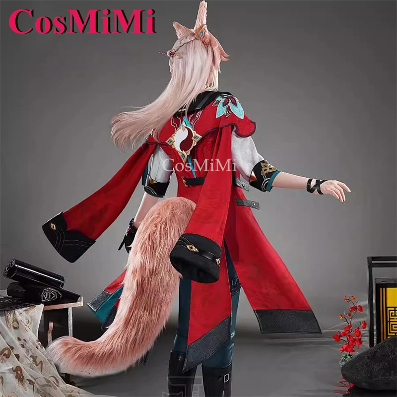 Cosmimi heißes Spiel Honkai: Star Rail Jiaoqiu Cosplay Kostüm Mode Uniform voller Satz Unisex Karneval Party Rollenspiel Kleidung neu