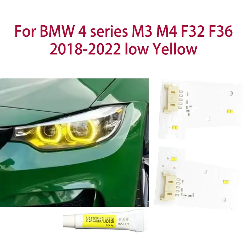 

Lemon Yellow DRL chip Angel Eyes light color modification Car headlights Ballast chip For BMW 4 series M3 M4 F32 F36 LOW 18-2022