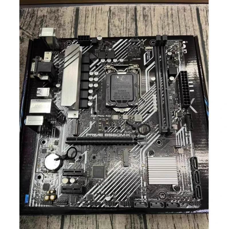 Used B560M-K Motherboard LGA1200 Supports 10th 11th Gen CPU Retail Color Box In Stock for Asus