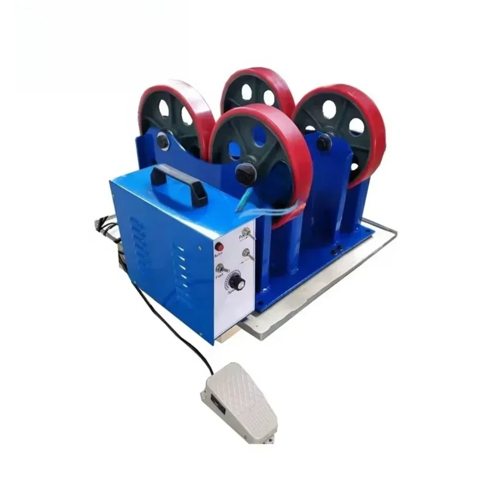 

1000 kg lightweight small welding rotator for small tube turning welding/1 ton welded joint roller with foot pedal