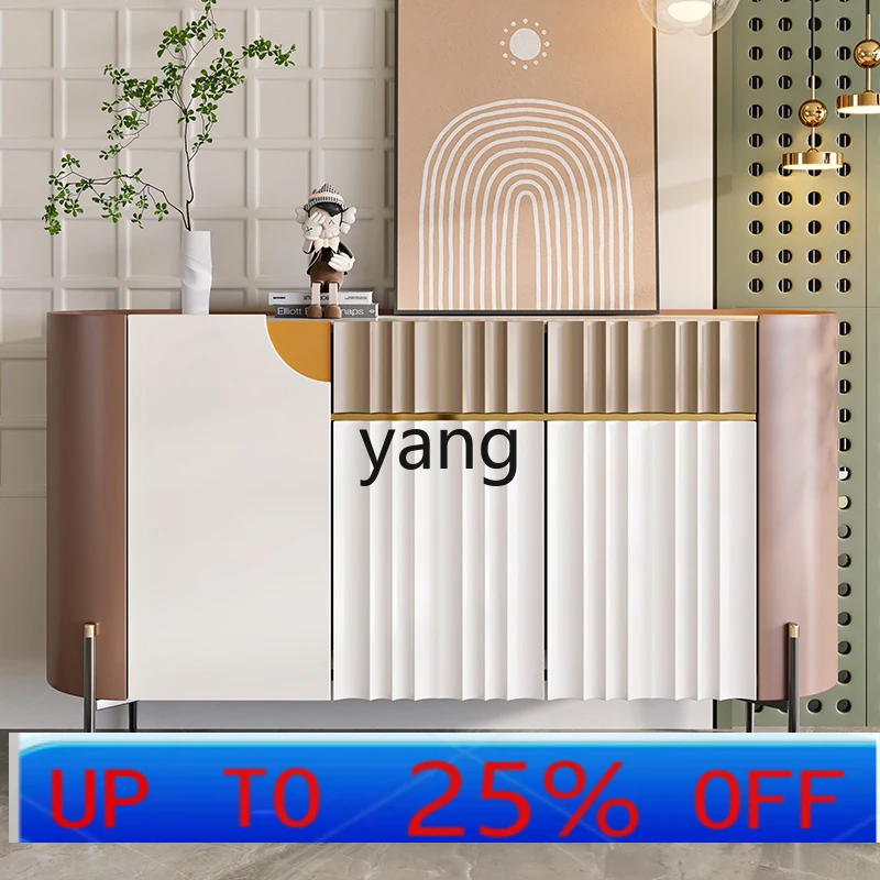 

lmm porch cabinet modern simple dining side entrance foyer rock slab bucket cabinet high-end shoe cabinet