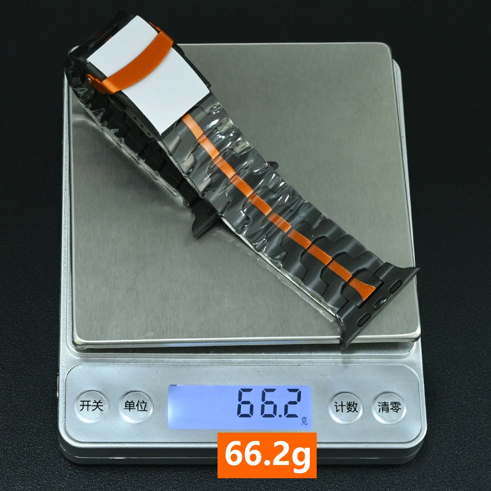 Titanium Strap for Apple Watch Series 11 10 46mm Ultra3/2/1 49mm Titanium Orange Band for IWatch 9 8 7 6 5 4 45mm SE 3 2 44mm image 6