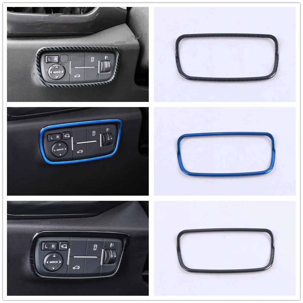 For Changan Eado Plus 2020 2021  2022 2023 Accessories Head Lights Lamp Switch Button Panel Frame Cover Trim Car Styling