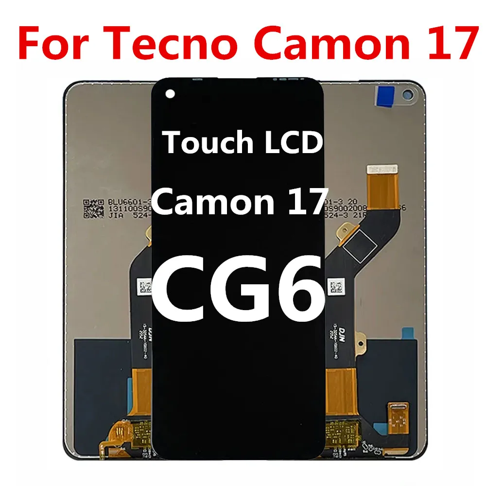 تقرير ونصيحة حول شاشة LCD 6.6 بوصة الأصلية لـ Tecno Camon 17 CG6J