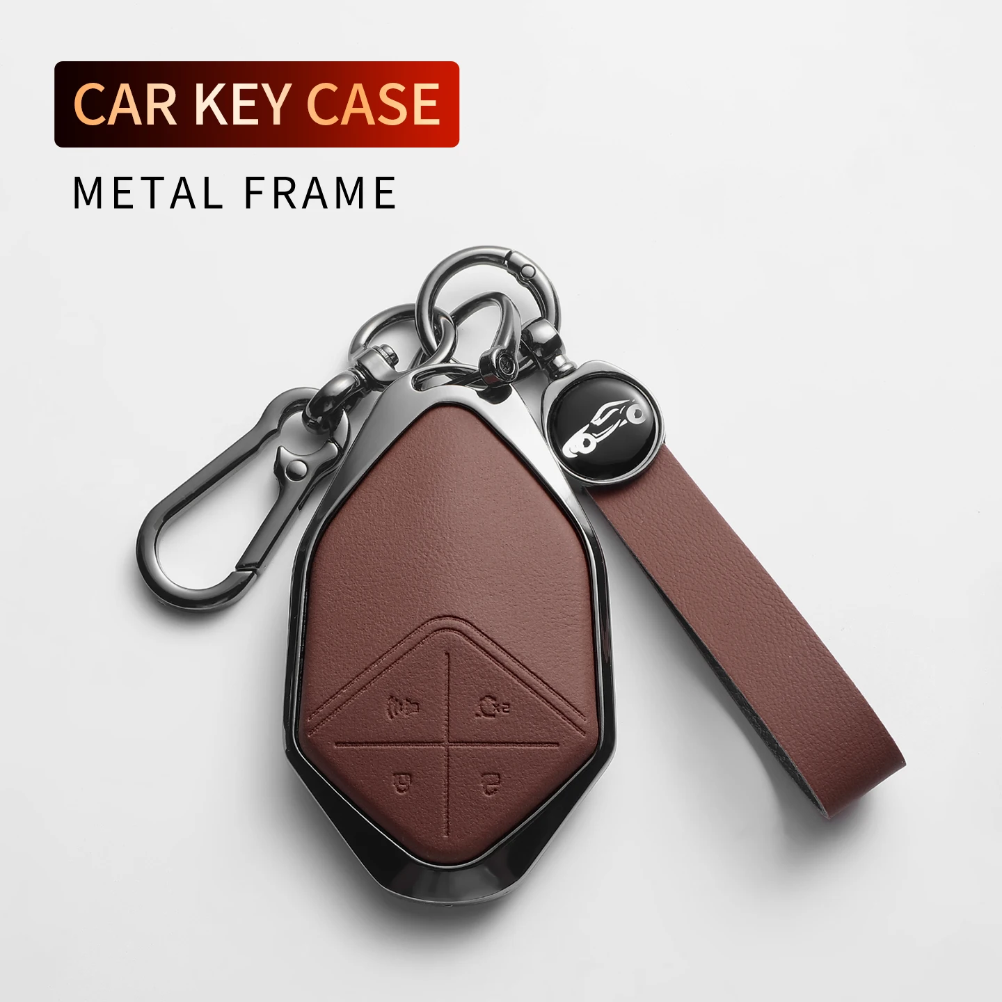 Compatible For Deepal SL03 S7 G318 L07 S05 Remote Fob Protector Cover Aluminum Alloy Keychain Auto Accessories