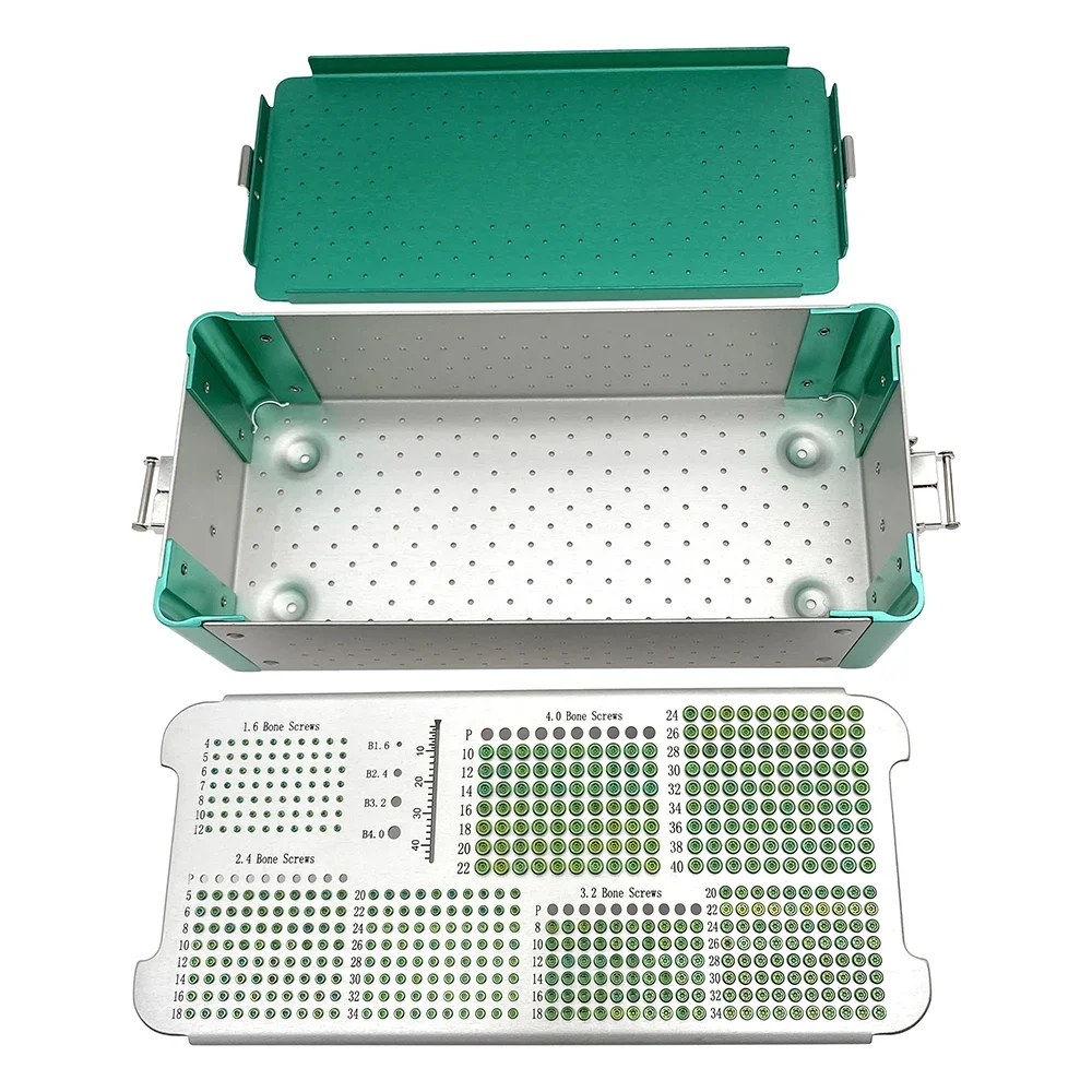 Orthopedic Trauma Screw Boxes Sterilization Tray 1.5/2.0/2.4/2.7/3.5  Orthopedic Screw Tray Orthopedic Instruments