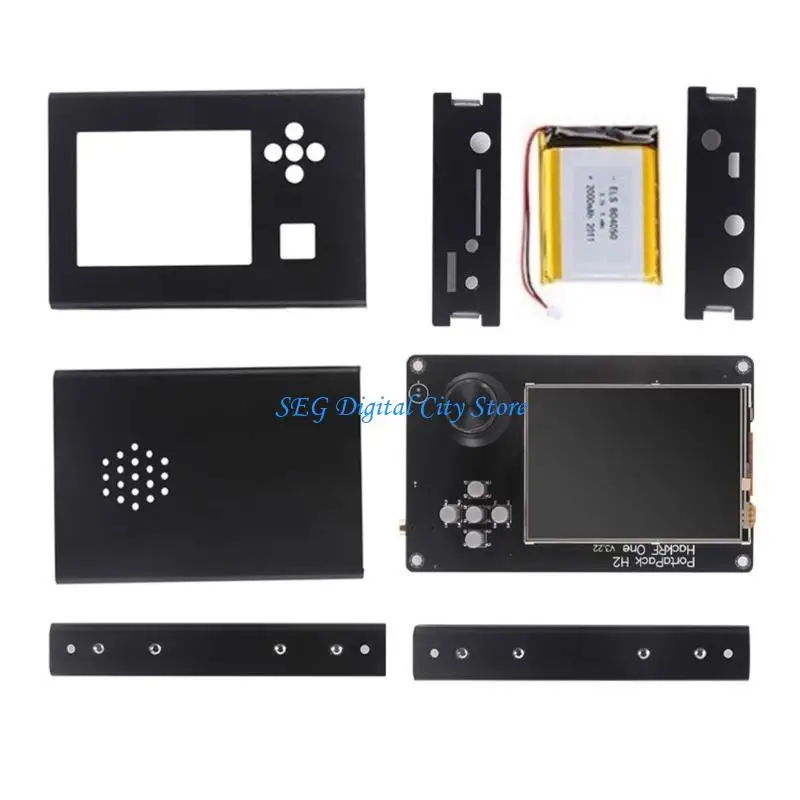 U75B Portapack Lcd Display 3.2'' Aluminium Case 2000mAh Battery for One