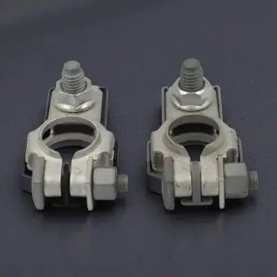 1 زوج موصل السيارة محطات الصف المهنية المضادة للتآكل المعلبة النحاس السيارات محطة المشبك للسيارات #1