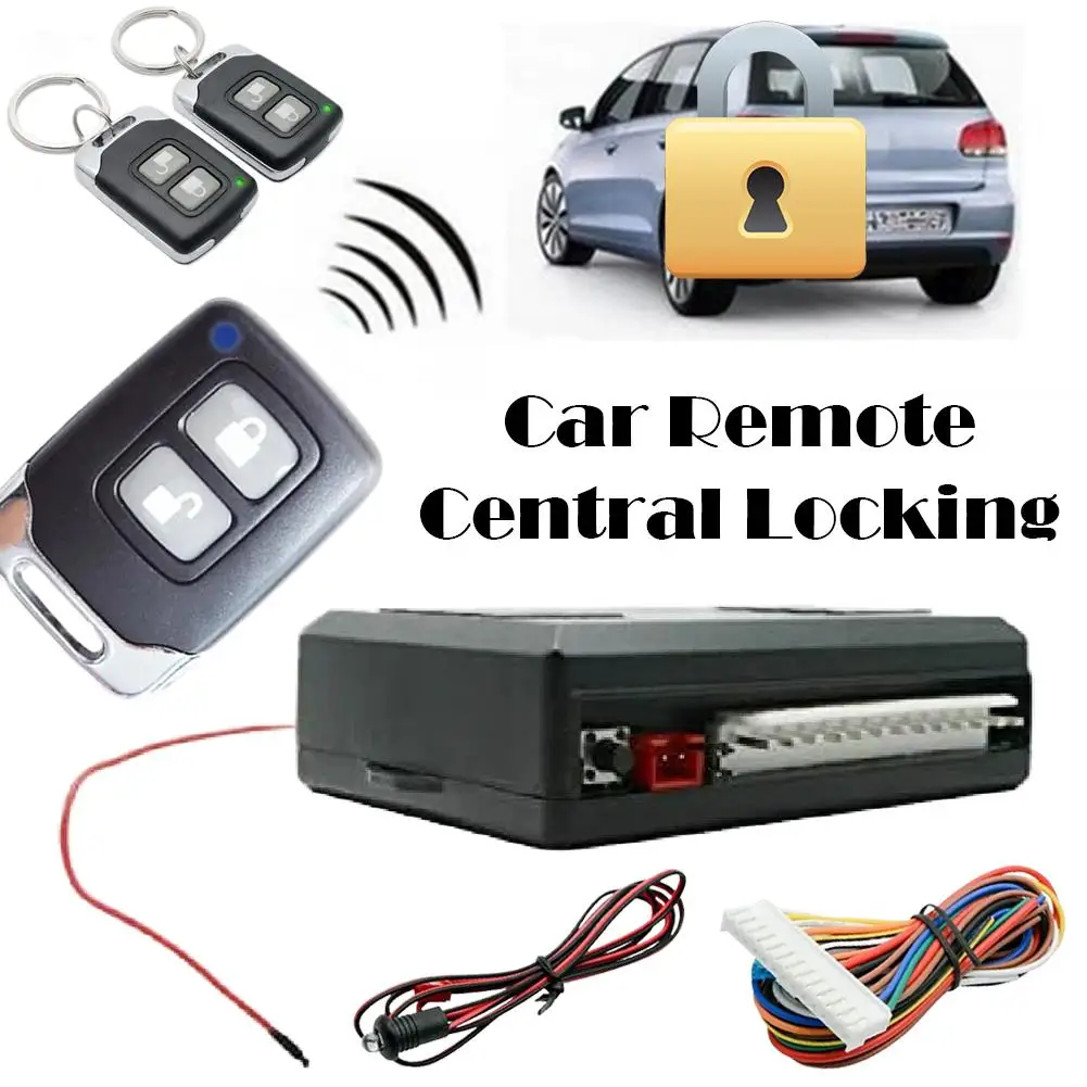 1 Set Car Remote Central Kit Universal Lock Unlock Automobile Keyless System Remote Control Power With Central Locking Entr V3v0
