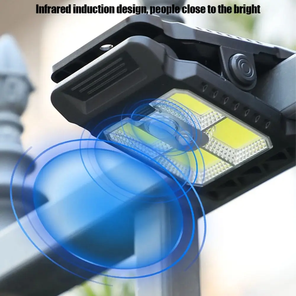 

3 Mode Solar Clip Lights IP65 Waterproof Energy Conservation Motion Sensor Lights Warm Light Super Bright Garden Wall Light