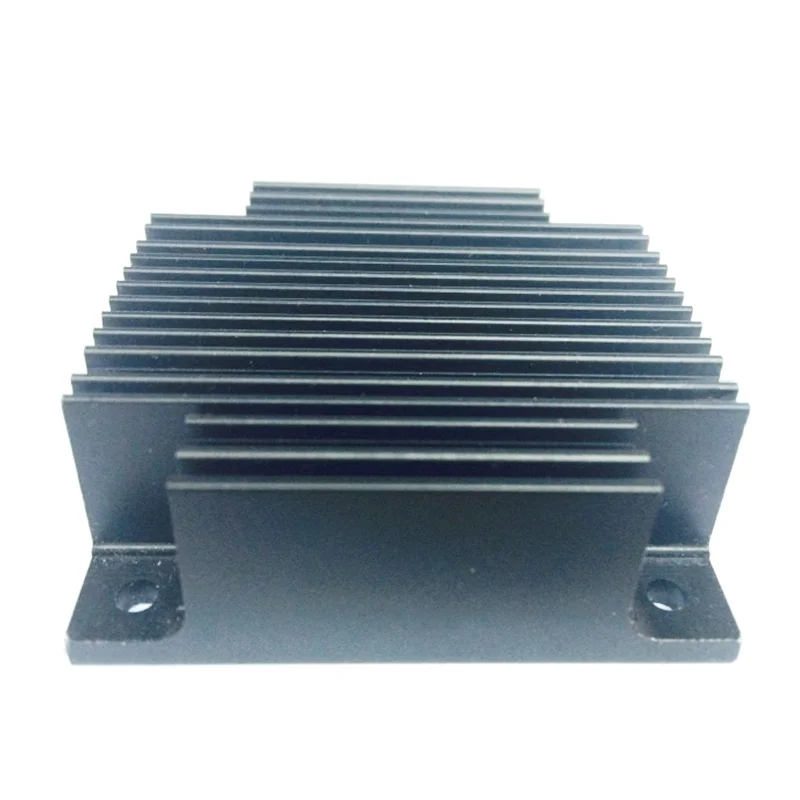 2Pcs 50x50x18mm Computer Black Aluminum Heatsink Heat Sink Radiator For Electronic Chip LED RAM Cooler Cooling Accessory