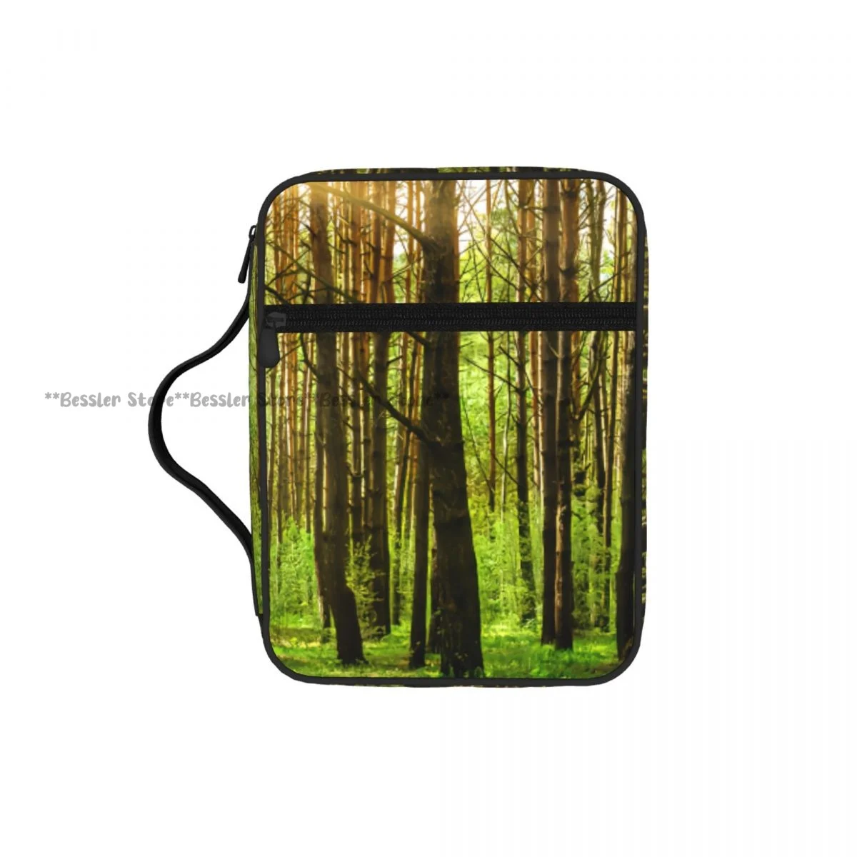 

Bible Book Bag Pine Forest In Early Summer The Sun Among The Trunks Christian Book Organizer Church Travel Bag