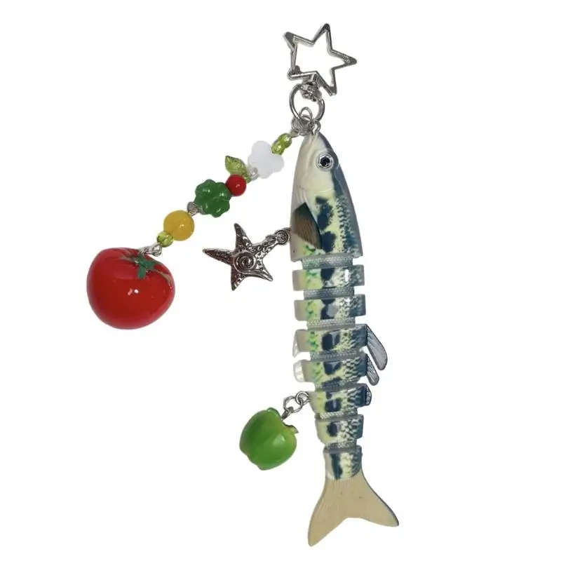 A52E Beweglicher Miniatur-Fischschlüsselaufsatz aus wasserdichtem Material für den Außenbereich – Detail 7