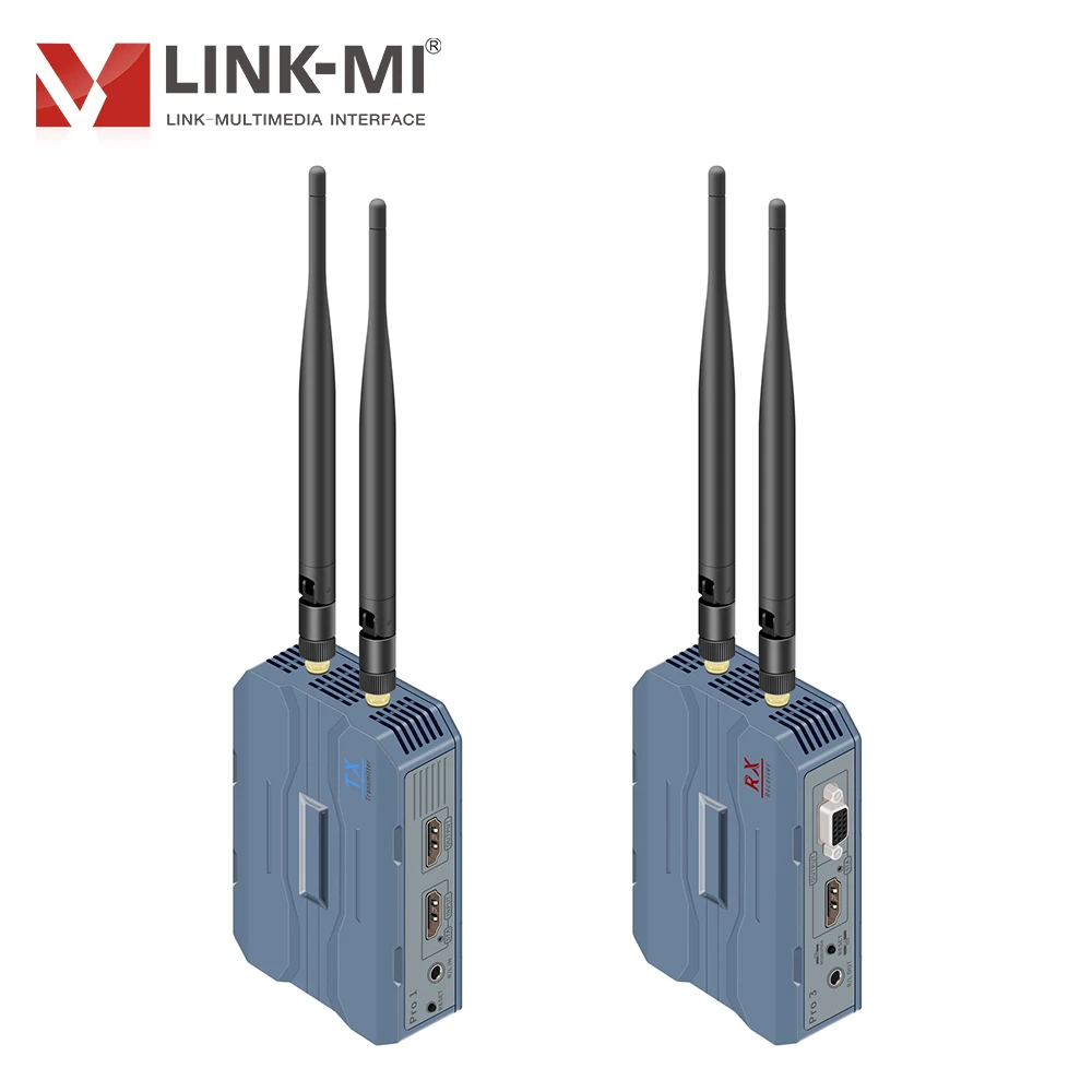 

4K/1080P Wireless HDMI Transmitter and Receiver Kit, 250m Range Video Extender Over WiFi for Home AV, Education, Presentation