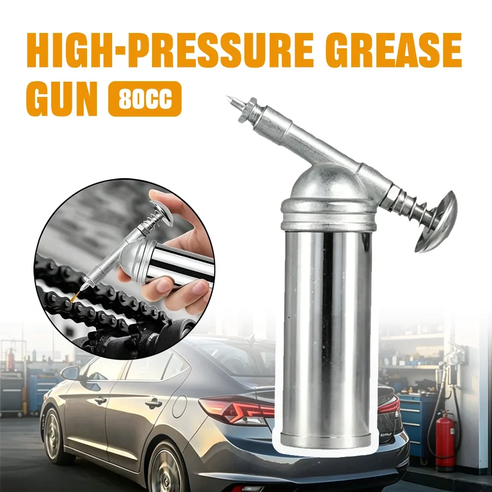 

Handheld High Pressure Oiler 80cc Mini Grease Gun Manual For Bicycle Car Motorcycle Excavator Industrial Machine Tool