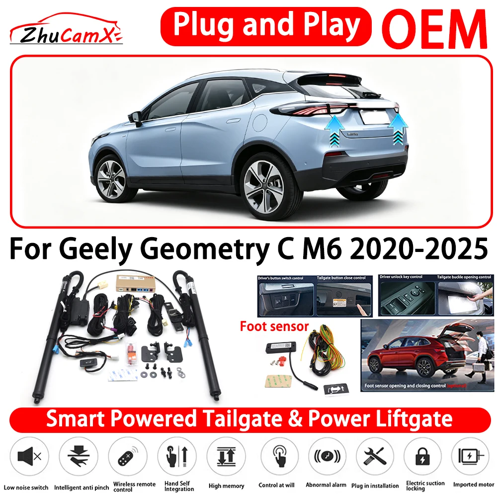 for Geely Geometry C M6 2020-2025 OEM Smart Powered Tailgate Power Liftgate Automatic Rear Trunk Tailgate Actuator System