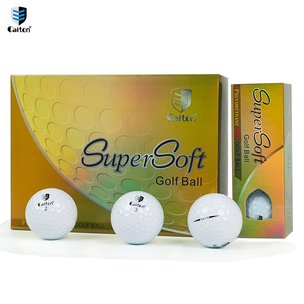 

Caiton 2-Layer Golf Balls, Powerful Distance, High Velocity Straight Flight, Super Soft Feel! USGA Approved for Tournament Play