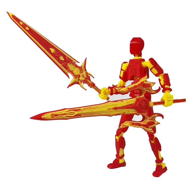 Robot transformador Dummy13, juguetes multicolores, figuras de acción móviles multiarticuladas, impresión 3D, juguetes ensamblados de la suerte