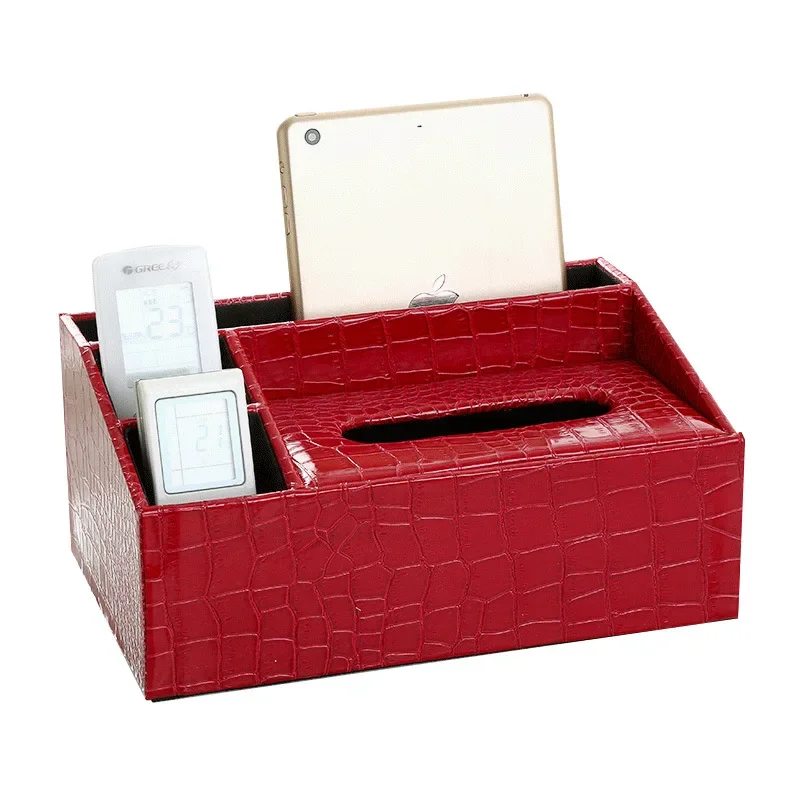 Creative multi-functional tissue box, home paper drawer, desktop tea table, remote control storage box printing, wholesale