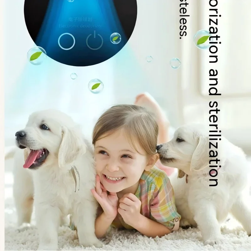 Purificador de Ar HOMEFISH HF07 para Esterilização, Desodorização e Desinfecção, Purificador Inteligente de Ozônio para Armário de Sapatos