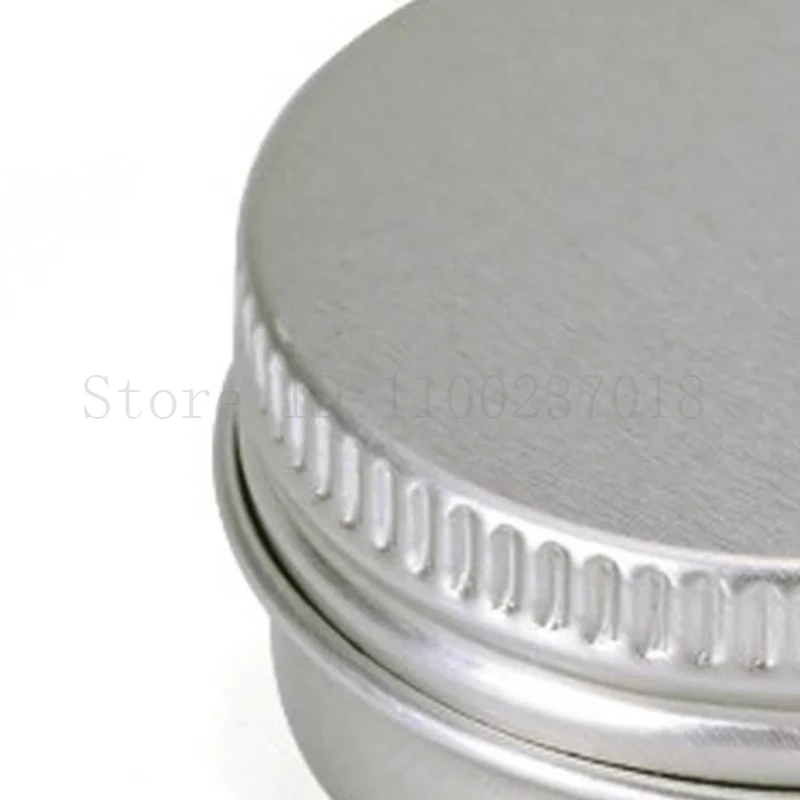 5-250ml Aluminum Tin Jars Lip Balm Container With Screw Thread Lid Candle Ceam Jar Cosmetic Tea Cans Box