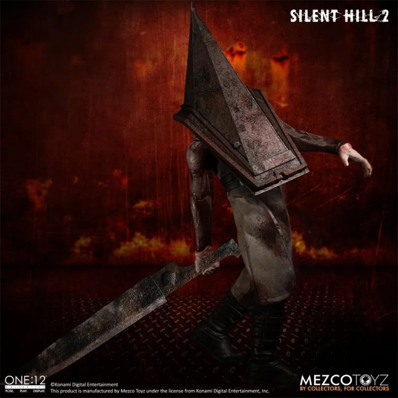 โมเดลสะสม MEZCO ONE:12 Silent Hill 2 Red Pyramid Thing ของแท้ 100% สำหรับตกแต่ง