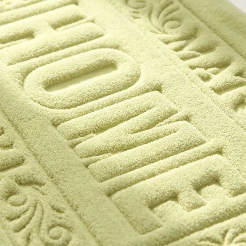 Green Super Cozy Velvet Memory Foam Bath Mat Non-Slip Absorbent Bathroom Rug Carpet 45x75cm 50x80cm Floor Mat Home Gift