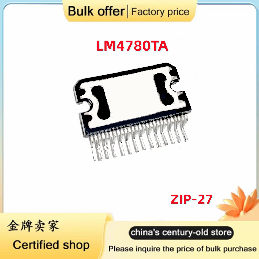 Original LM4780TA L4780TA ZIP27 High power dual-channel audio amplifier IC chip