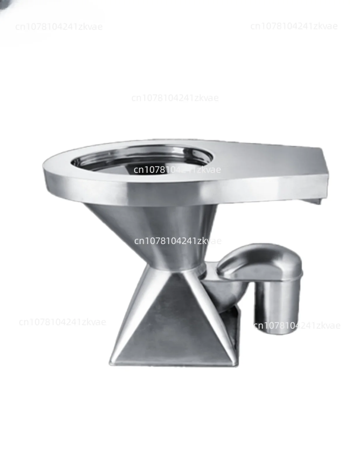 304 stainless steel floor-to-ceiling installation toilet, garage bathroom stool, stainless steel toilet