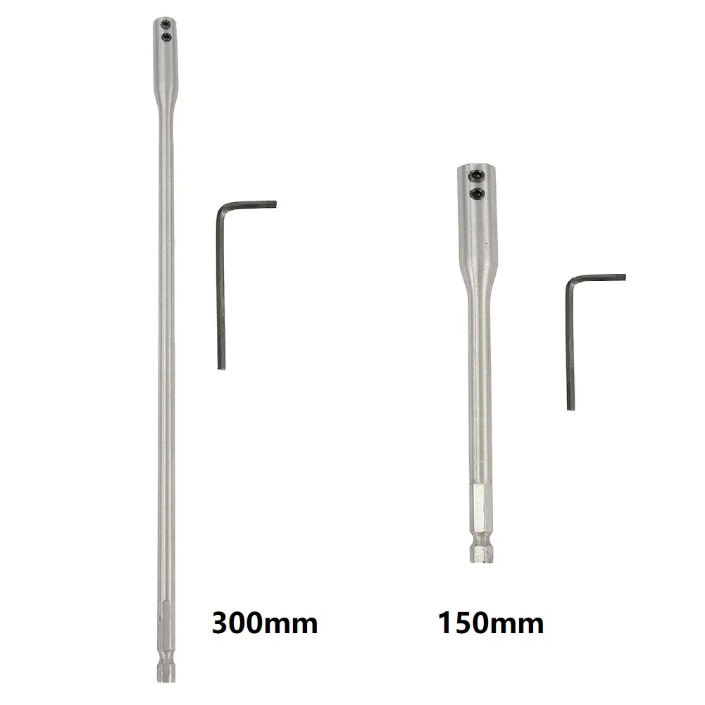 Imagem -05 - Barra de Extensão de Broca Tamanhos 150 mm 300 mm Kit de Chave Extensora de Haste Hexagonal Acessórios de Ferramenta Elétrica 150 mm 300 mm