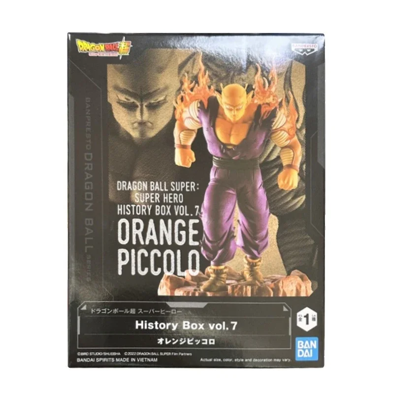 Bandai Dragon Ball Caja Histórica Vol.7 Séptimo Toro Dragon Ball Naranja Piccolo Figura Muñeca Colección Regalo