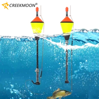 Spring Automatic Fishing Float Bite Alarm Alert Portable Long Angling Sea Carp Fishing Bobber Set Tackle Tools Gear for Fish T4