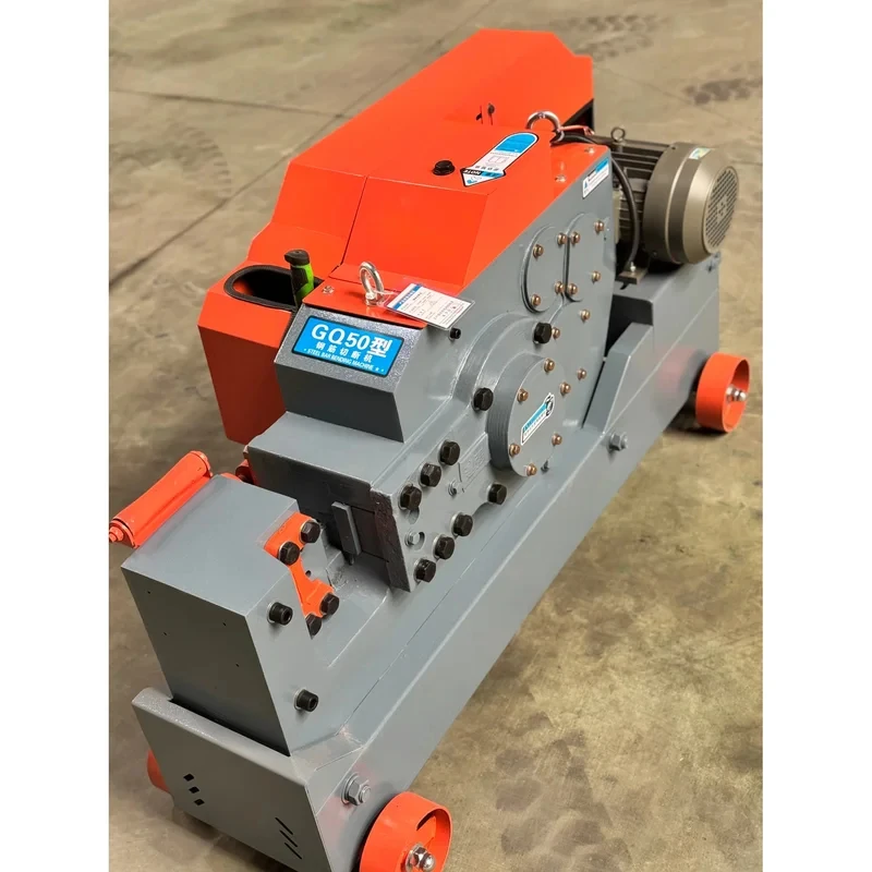 ple Operation Cut Iron Steel Bar Cutting hine Rebar Hydraulic Cutter