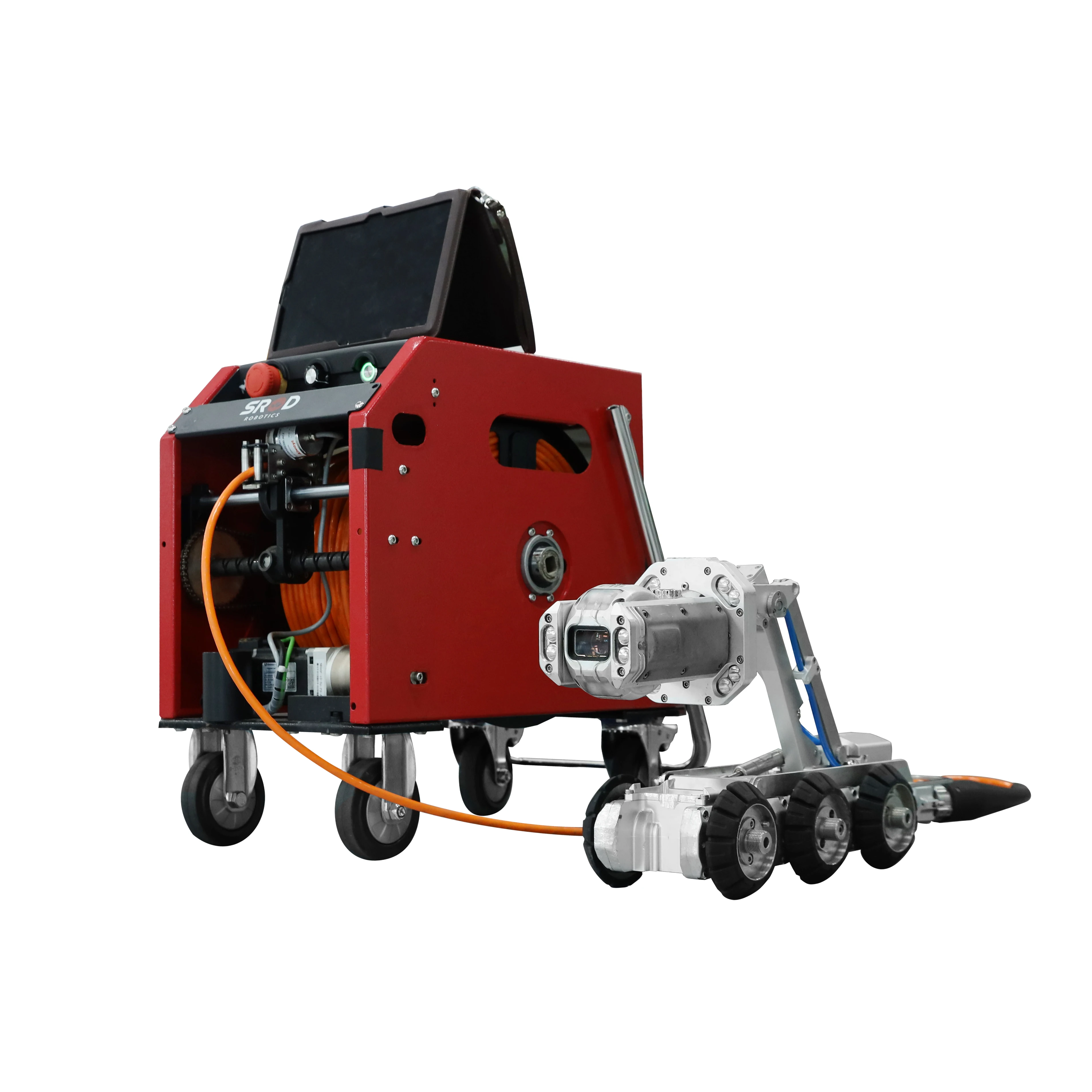 Водонепроницаемый робот для проверки видеонаблюдения IP68 с 2-мегапиксельным разрешением