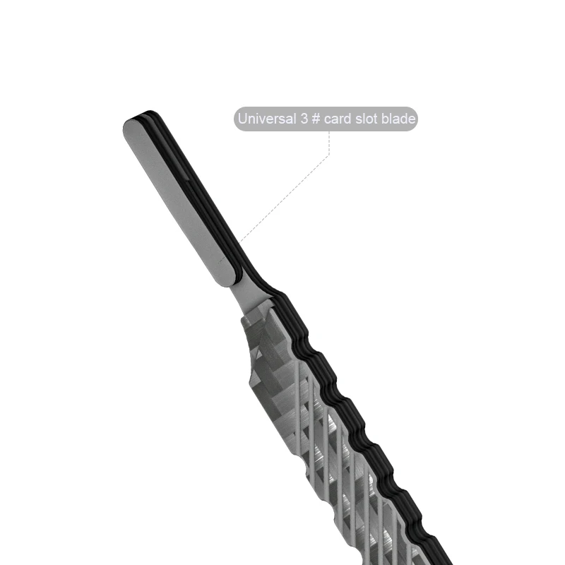 QIANLI TX01 Carbon Fibre Back Cover Glass Remover Disassembly Repair Knife Set Phone Motherboard Chip Glass Glue Remove Tool Kit - view 3