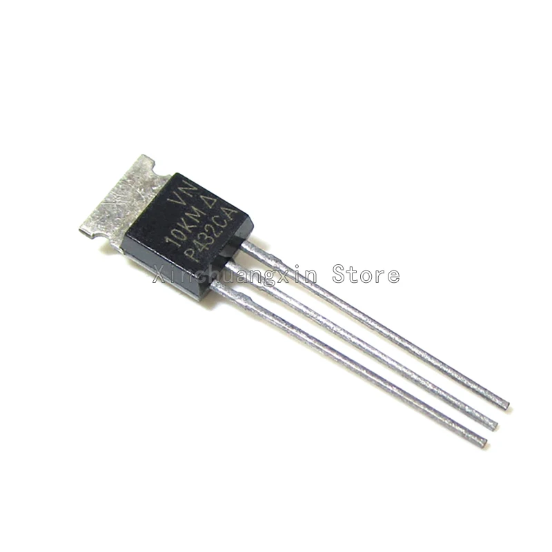 1Pcs/Lot 10KM VN10KM VN10K TO-92/TO-237 N-Channel 60V Switching Regulator MOS Field Effect Transistors