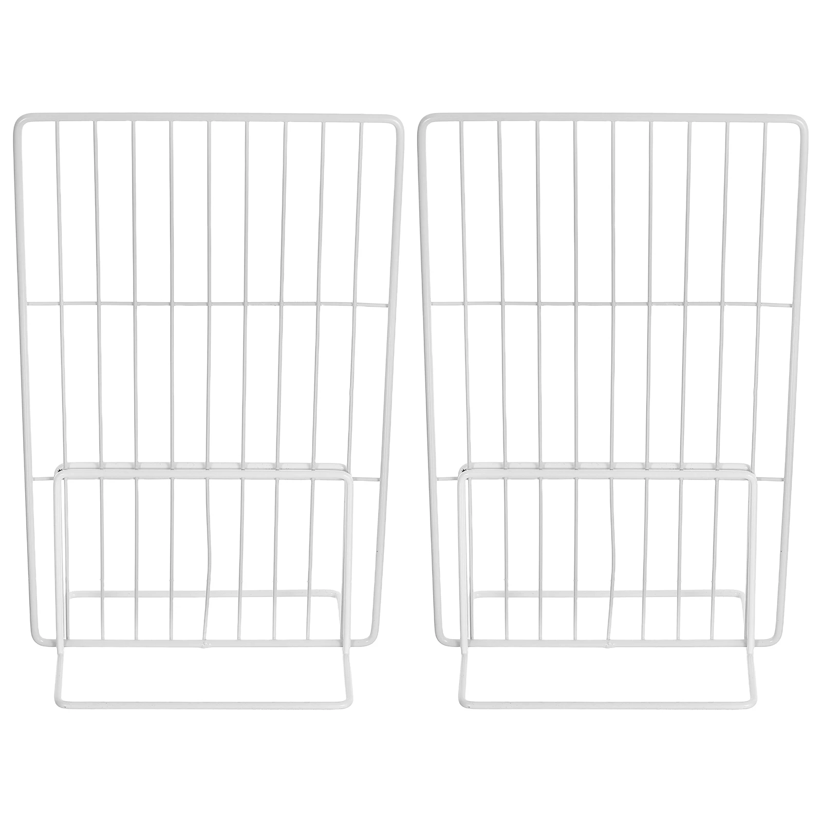 

2 Pcs Freezer Partition 32 34cm 29cm High Iron Wire Divider Fridge Shelf Organizer Storage Closet Separators Metal Shelf