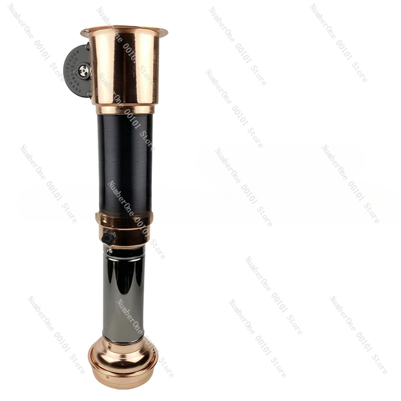 Retractable exhaust pipe Copper black Korean barbecue smoking cover BBQ ventilation pipe hose with fan smoking pipe