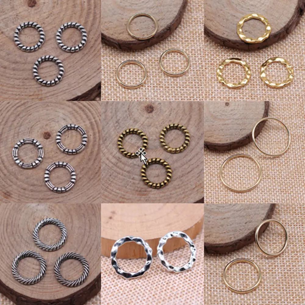 Circle Charms For Jewelry Making DIY Pendants For Gift Bulk