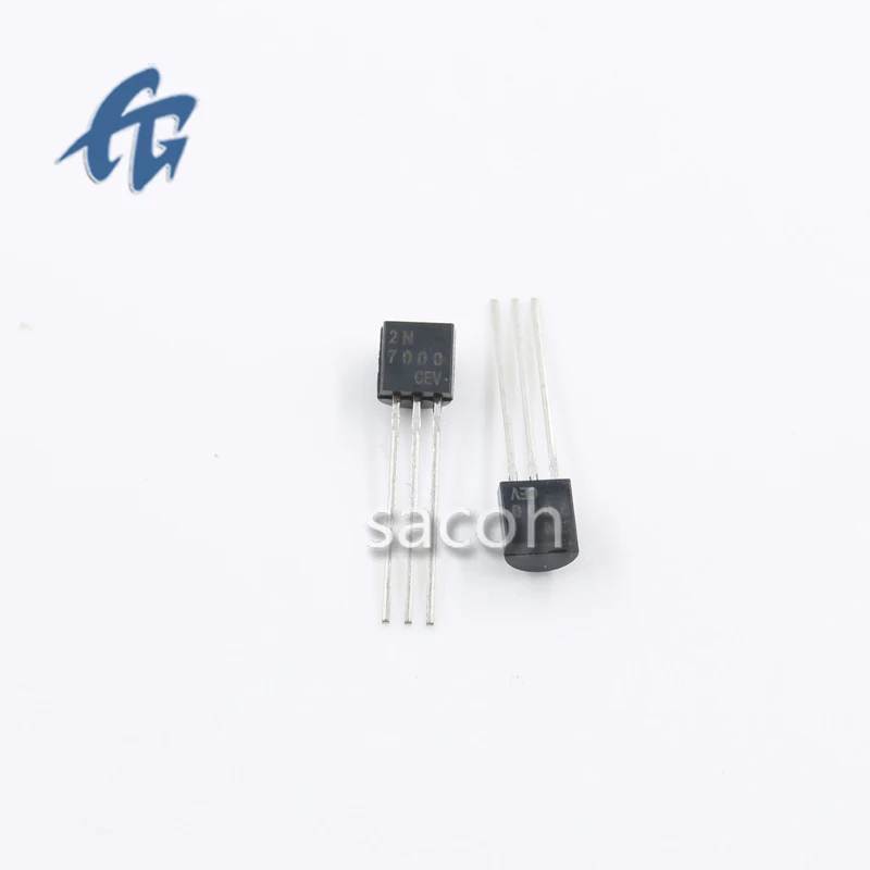 New Original 100Pcs 2N7000 7000 TO-92 N-channel 60V 200mA MOSFET Field-effect Transistor Chip IC Integrated Circuit Good Quality