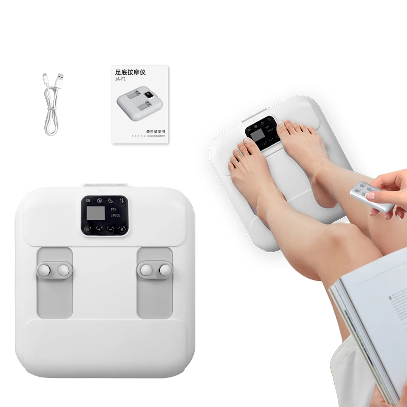 2026 Foot Massager Machine with Deep Tapping for Foot Acupoints Relax, Remote Control Leg Massager for Tired Feet Muscle Reliefp