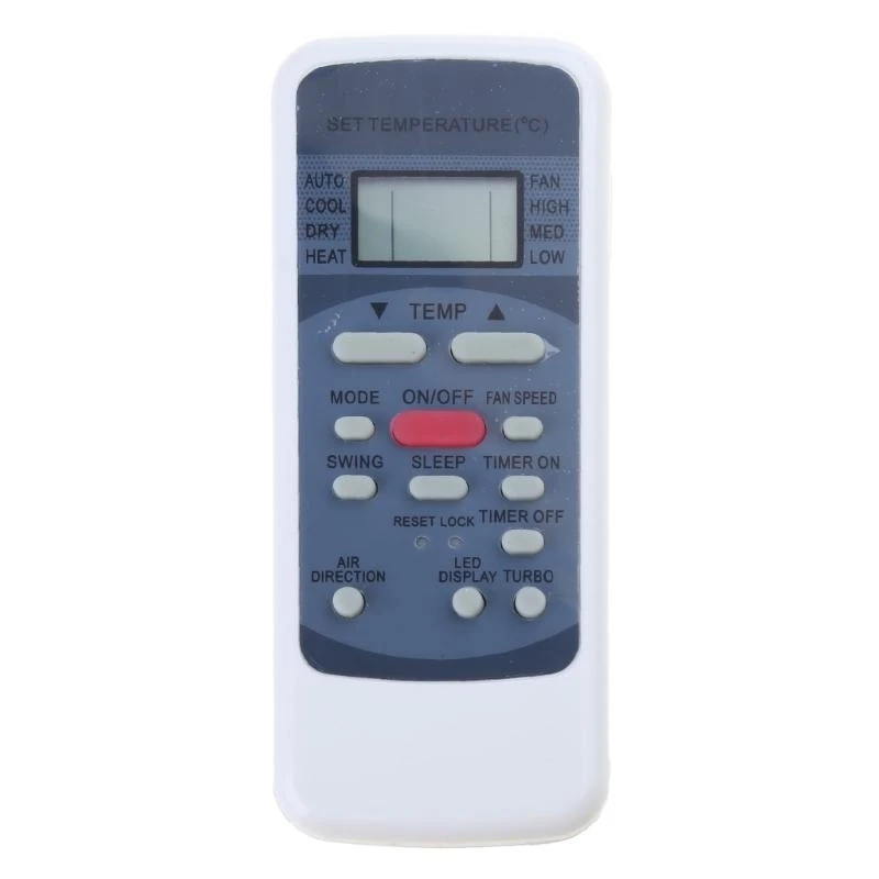 

652F Replacement Remote Control for Air Conditioners R51M-E English Version Air Conditioning Remote Controller Repair Part