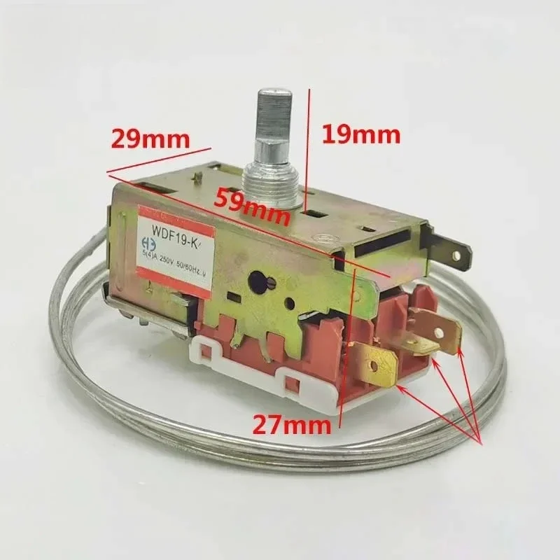 Thermostat Switch WDF19-K K50 K54 K59 K59E Refrigerator Thermostat For Siemens Bosch Refrigerator