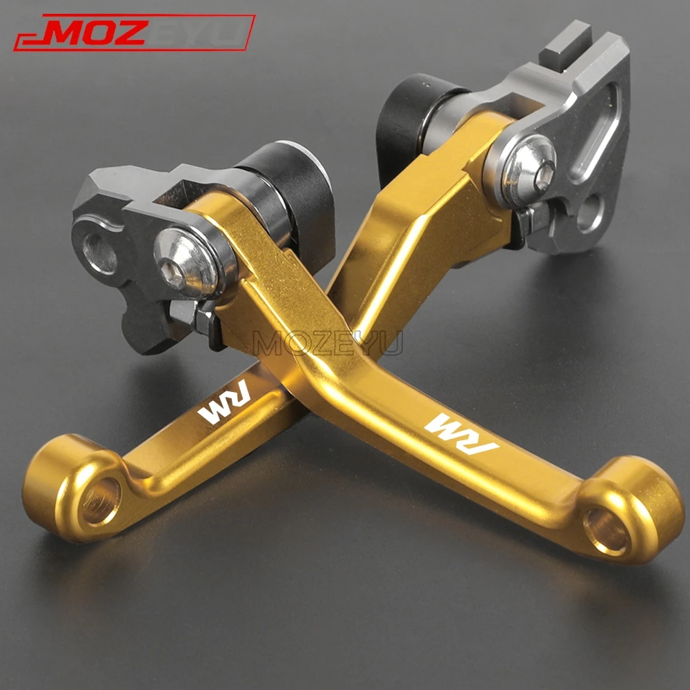 

For SUZUKI RMZ450 RM85 RM125 RMX250R RM250 RMX450Z RMZ250 Motocross Pivot Brake Clutch Levers Dirt Bike Handle Grip Handlebar