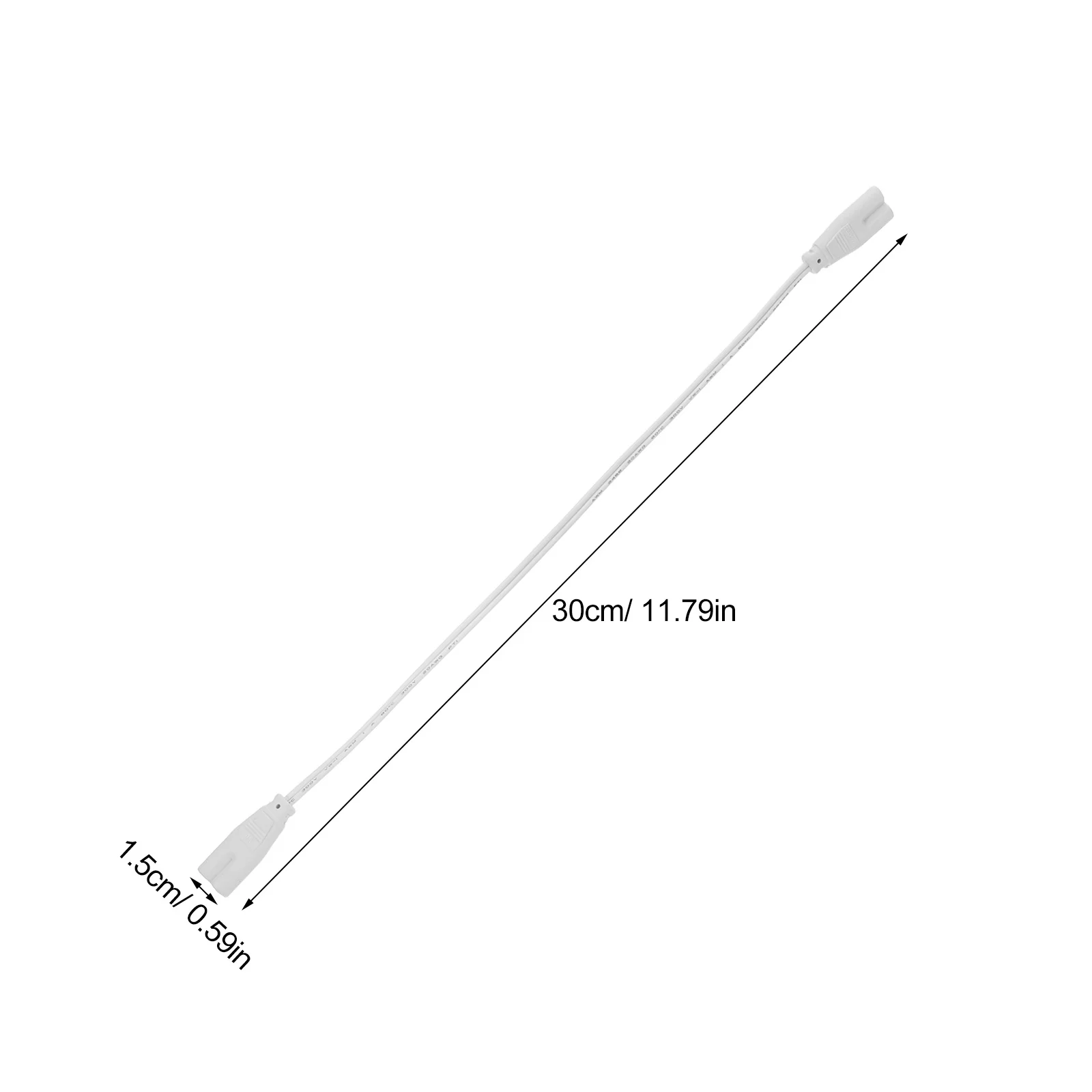 4 قطعة أنبوب ضوء LED توصيل الأسلاك تمديد الحبل مادة النحاس المستقرة سهلة التركيب للمنزل مكتب LED مصباح موصل