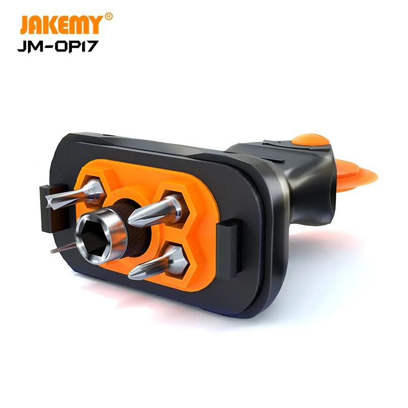 JAKEMY JM-OP17 9-in-1 Multifunctional Roller Screwdriver Tool CR-V Steel Phone Opening Repair Kit for iPhone Samsung