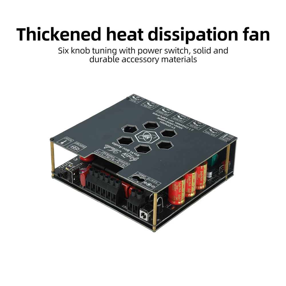 XY-DP600H 300W*2+600W Bluetooth Digital-Audio-Verstärkerplatine mit TPA3255-Chip für Heim-DIY-Lautsprecher – Detail 18