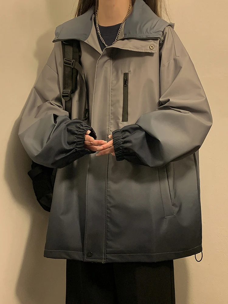 

Мужская куртка Cool Adient, серия Spring Mountain, повседневный дизайн, рабочая одежда, на молнии, длинный рукав, свободный крой